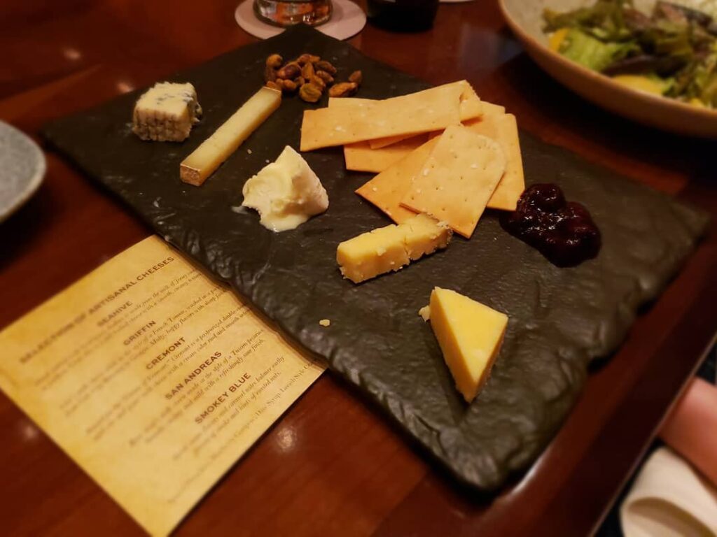 The charcuterie plate at Tiffins